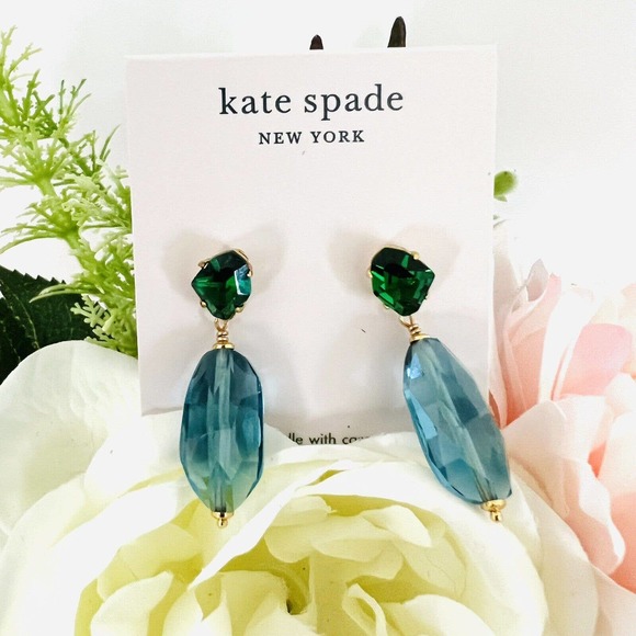 Kate Spade New York Treasure Trove Drop Earrings Blue Multi
